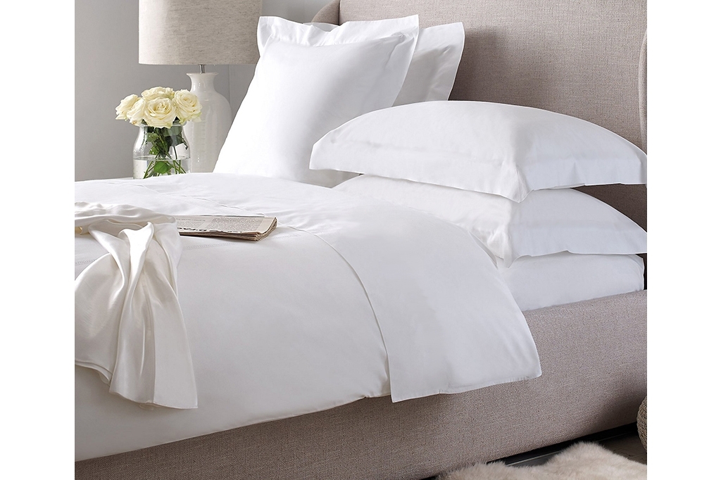 Satin duvet cover Plain, Hotel line, without stripes