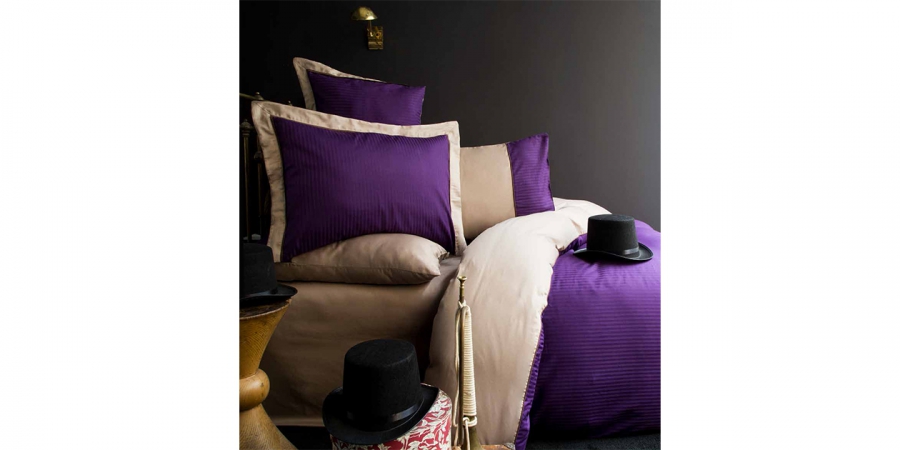 თეთრეულის სატინის ANETTE PURPLE