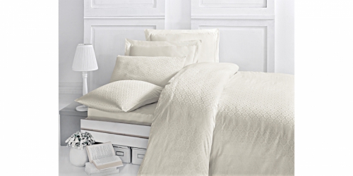 Jacquared Linen MONTE ECRU